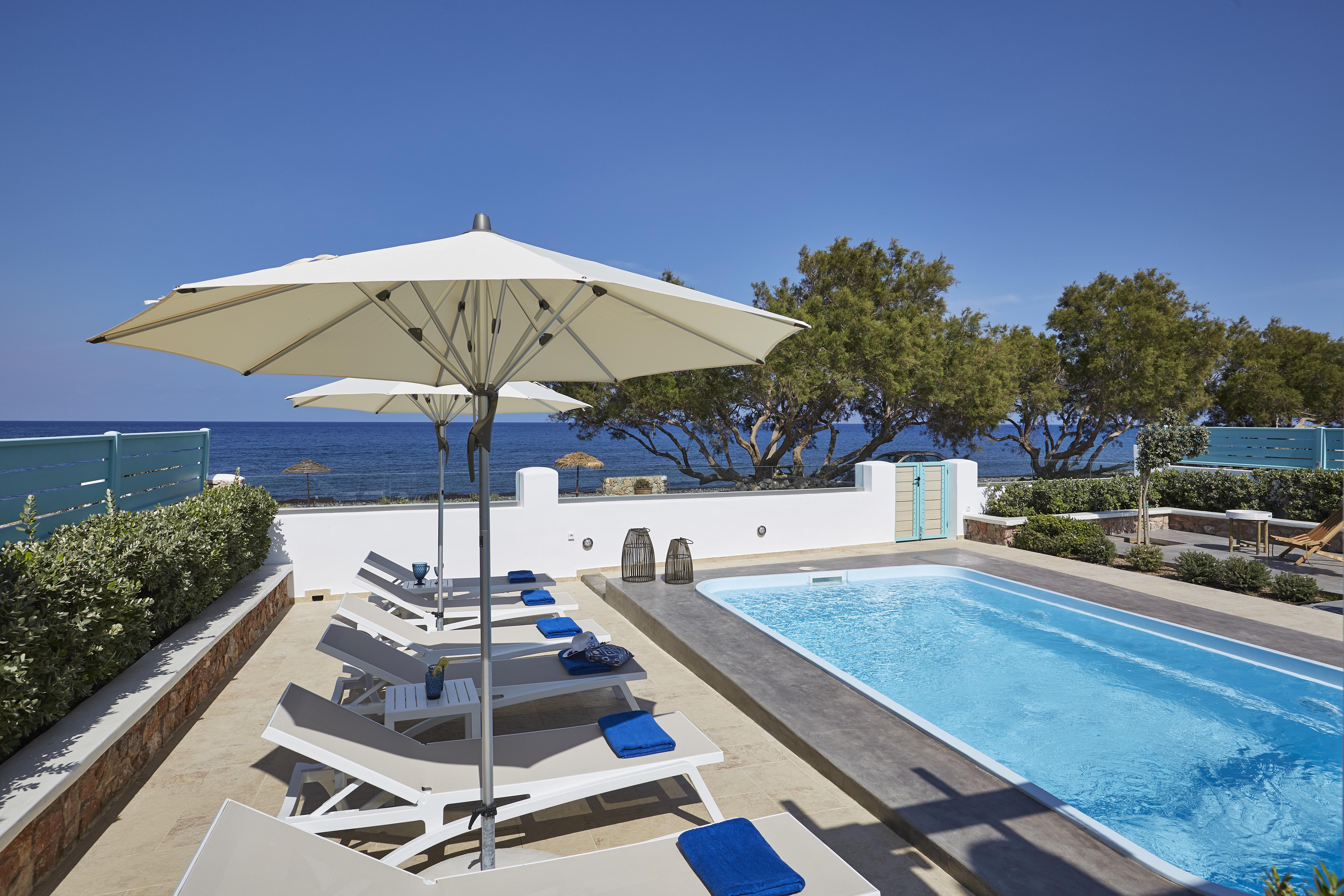 Almyriki Beach Villa Monólithosz Kültér fotó